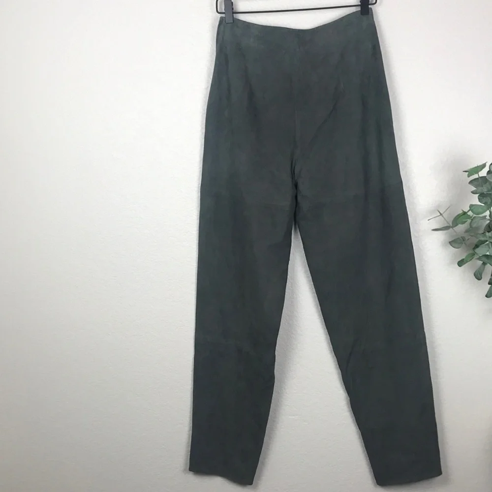 Vintage Vakko high rise suede pant
